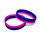 Bi-Sexuell-Armband Horizontal/Pink-Lila-Blau 12mm
