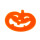 Halloween Konfetti orange K&uuml;rbisse + wei&szlig;e Geister