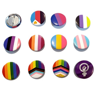 LGBT * Button 30mm Anstecker Pin verschiedene Varianten