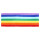 10 Meter Neon-Regenbogen-Band 25mm 0,69€/Meter Stoffband 7Farben