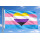 Transgender Nonbinary-Romantik mit Nonbi-Herz Flagge 90 x 150 cm