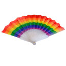 Fächer Regenbogen Glitter Pridefächer...