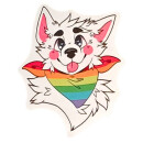 Aufkleber Regenbogen 1Stück PRIDE verschiedene Motive 3-7cm