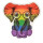 Aufkleber Regenbogen 1Stück PRIDE verschiedene Motive 3-7cm