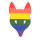 Aufkleber Regenbogen 1Stück PRIDE verschiedene Motive 3-7cm