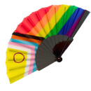 Fächer Progress 2022 in Pridefarben LGBT...