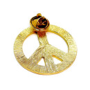 Trans-Peace-Anstecker LGBT Pin 34mm Frieden Transgeschlechtlich