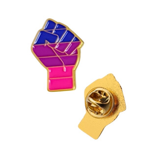 Bi-Sexuell Faust Pin Faust-Anstecker 25mm Pride