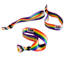 Soli-Bändchen CSD Grevesmühlen 2025 New-Rainbow Stoffarmband 2cm x 35cm
