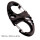 Flaggenstangen Doppel-Karabiner – Schwarz/Silber 50 x 21 x 6 mm – stabil & vielseitig