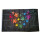 Regenbogen-Herz aus Hanfblätter Flagge 90 x150cm