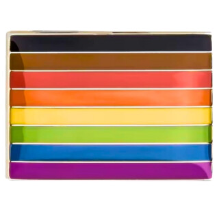 Regenbogen-Philaderphia Pride Pin Anstecker 25mm
