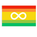 Autismus-/Neurodiversitäts-Flagge 90 x 150 cm...
