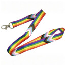 Lanyard Regenbogen Progress mit Haken
