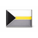 Demi-Nonbinary Flagge / Pin Rechteck 25mm Pride Anstecker