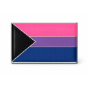 Demi-Bisexuelle-Pride-Pins Rechteck 25mm Pride Anstecker