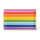 Pride-Flaggen-Pin 8-Streifen Rechteck 25mm Pride Anstecker  8-farbig 1978
