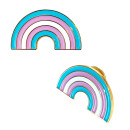 Regenbogen-Pins in Trans* Farben LGBT 30x 15mm