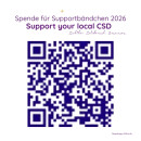 Supportbändchen 2026 - Support your local CSD 15mm x 35cm