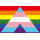 Regenbogen-Trans*Ally Flagge – Rainbow-Ally Pride „A“ mit Transfarben (150x90 cm)