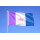 Drag Pride Flagge 90 x 150 cm – Pride Flagge mit Krone