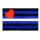 Leather Pride Flagge 90 x 150 cm – Leder Pride Flagge mit Herzmotiv