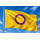 Intersex Flagge 90 x 150 cm – Gelb mit violettem Kreis
