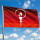 Flagge Queere Weiblichkeit mit Fackel – Prideflag Rot/Orange