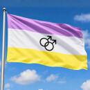 Flagge Twink – Pastell Prideflag mit Symbol