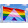 Regenbogen-Trans*Ally Flagge – Rainbow-Ally Pride „A“ mit Transfarben (90x60 cm)