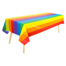 Regenbogen Tischdecke 137 x 274 cm aus PVC für...