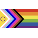 Flaggen 90 x150cm Regenbogen Bi+inklusive Progress B-Ware
