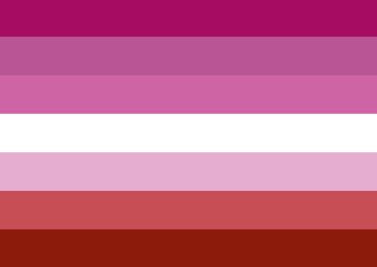Fahne für Lesbisch