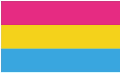 Pansexualität Flagge